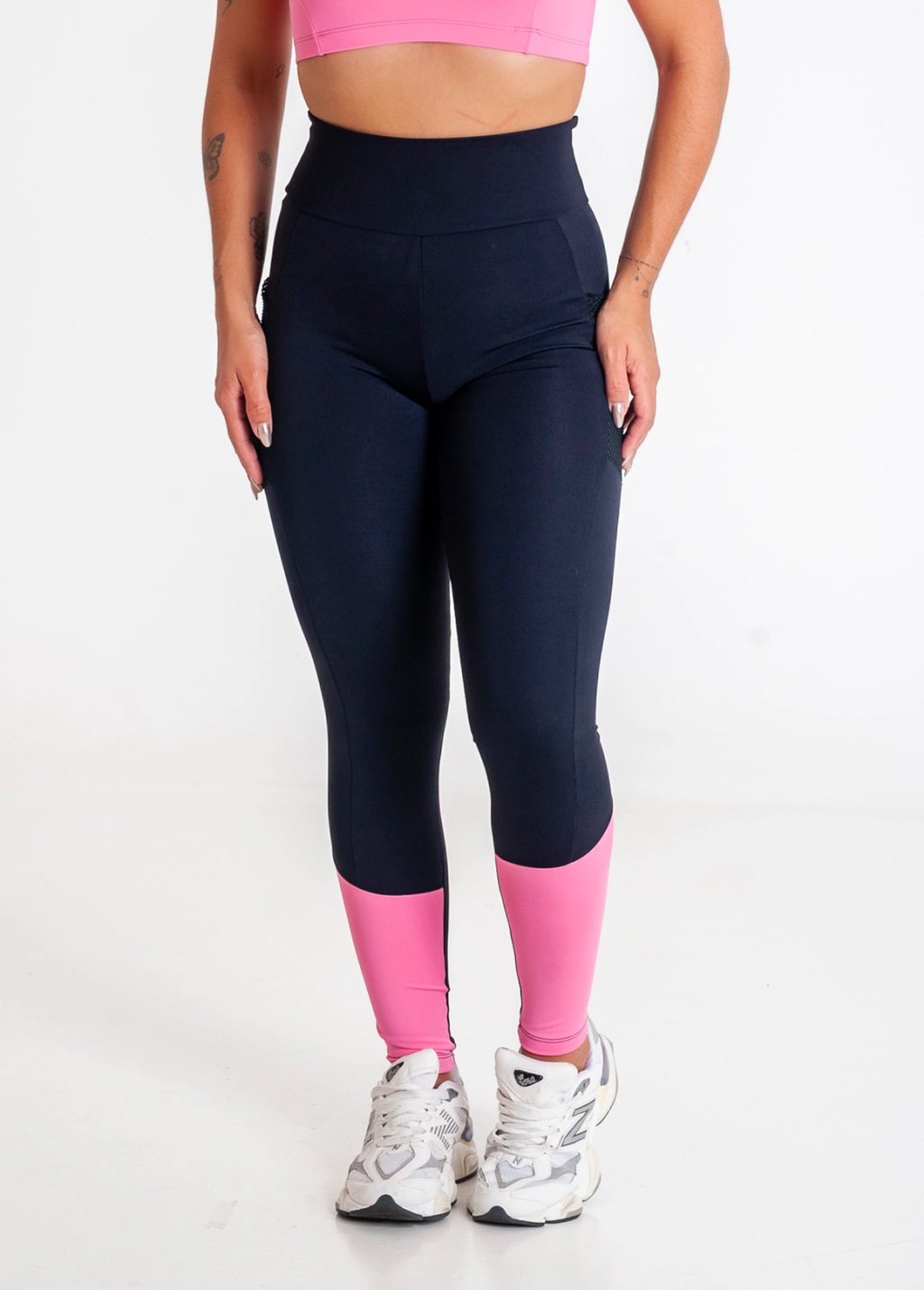 Detalhe de acabamento do Legging Fitness Insider