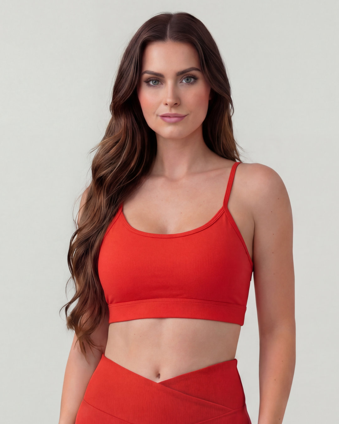 Detalhe de acabamento do Top Fitness Energy
